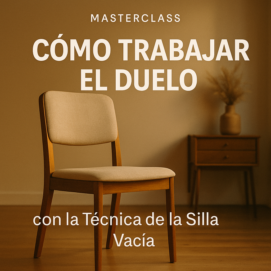 Masterclass individual. Cómo Trabajar el Duelo con la Técnica de la Silla Vacía 19.05.2026